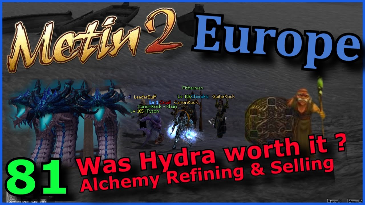 I Spent THOUSANDS of Wons on Hydra... Was It Worth It? & Alchemy Selling - Metin2 Europe [81]
