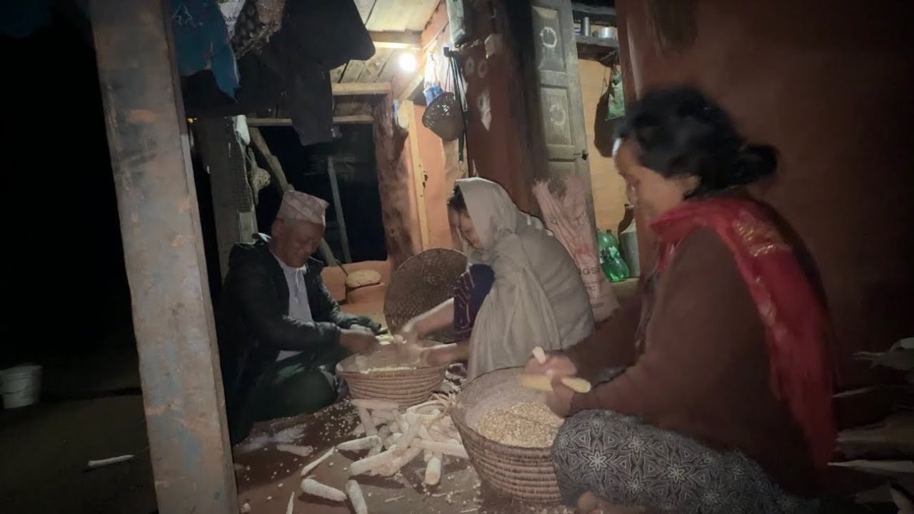 (Aamababako love story) यस्तो थियो रे पहिला || No skip ||बेलुकाको काम मकै खोसाल्ने / tanahun ghiring