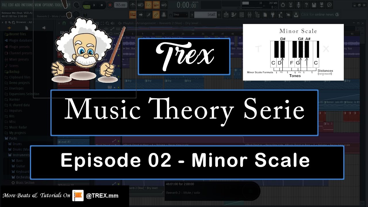 Music Theory Serie ( EP 02 Minor Scale ) ( In 5 Minutes ) ( In Myanmar ...