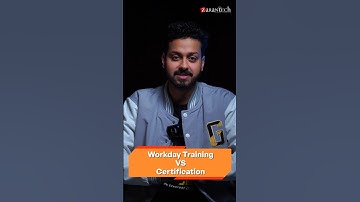 Workday Training vs. Certification: What Matters More? | ZaranTech #Shorts