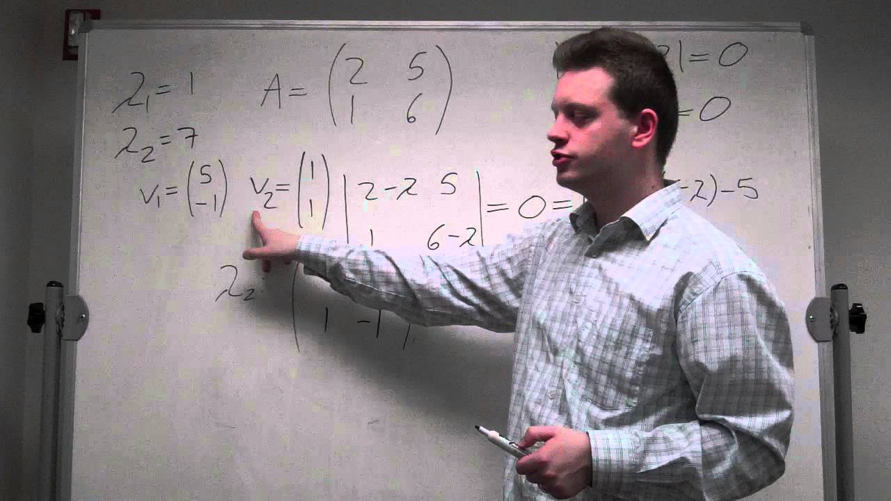 Finding Eigenvalues And Eigenvectors YouTube Finding eigenvalues and eigenvectors youtube