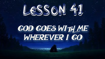 Lesson 41 | Daily Guided Meditations | A Course In Miracles Workbook for Students