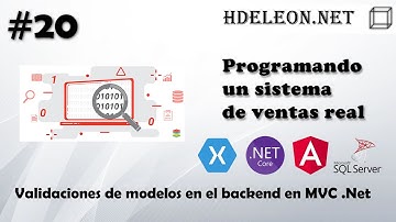 #20 Programando un sistema de ventas real | Validaciones de modelos en el backend en MVC .Net