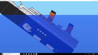 Ship Sinking Simulator 2, The Titanic.