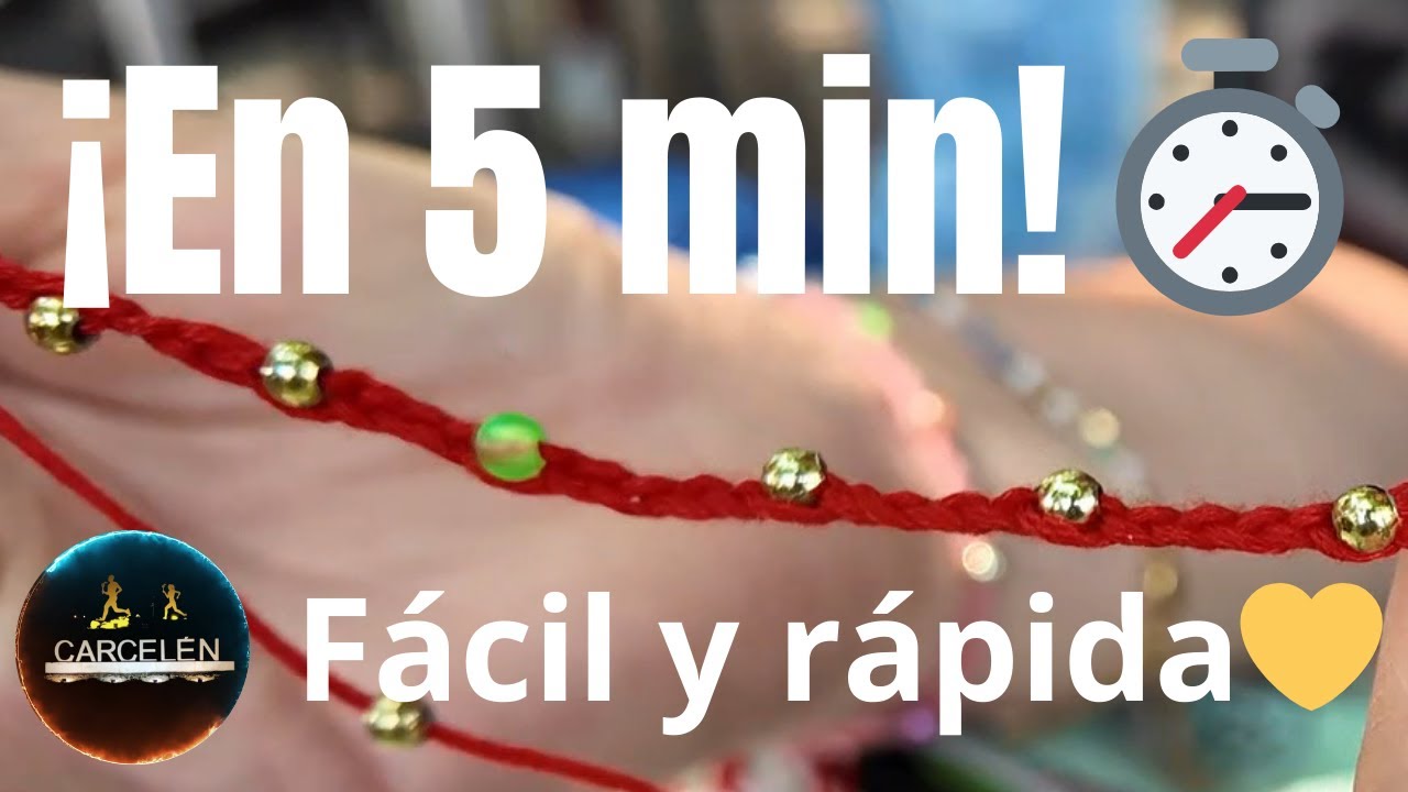 🧶Pulsera de la amistad en crochet a mano paso a paso | Fácil y rápida para regalar con el corazón!!