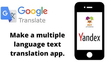 How to create a multi language translation app in MIT App Inventor 2
