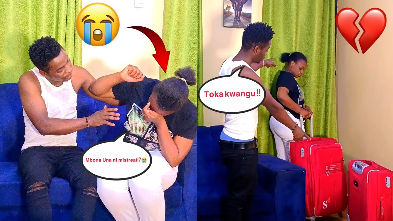 Painful!Kick!ng My Girlfriend Out of The House at Night/she cried 😭 I regret doing this 😭💔