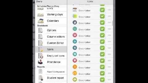 iDoceo - How to for your icons