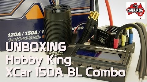Unboxing: Hobby King X-Car 150A Brushless Combo