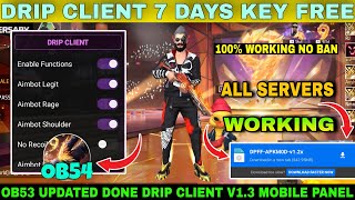Drip Client Key / Mod Menu Password / Headshot Hack / Free Fire Hack / Key / Key / Mod Menu🔥