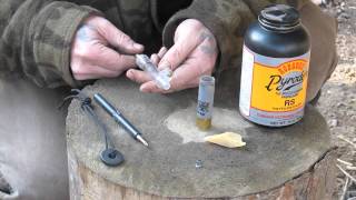 Reloading 12GA with (Pyrodex) Black Powder in the Field