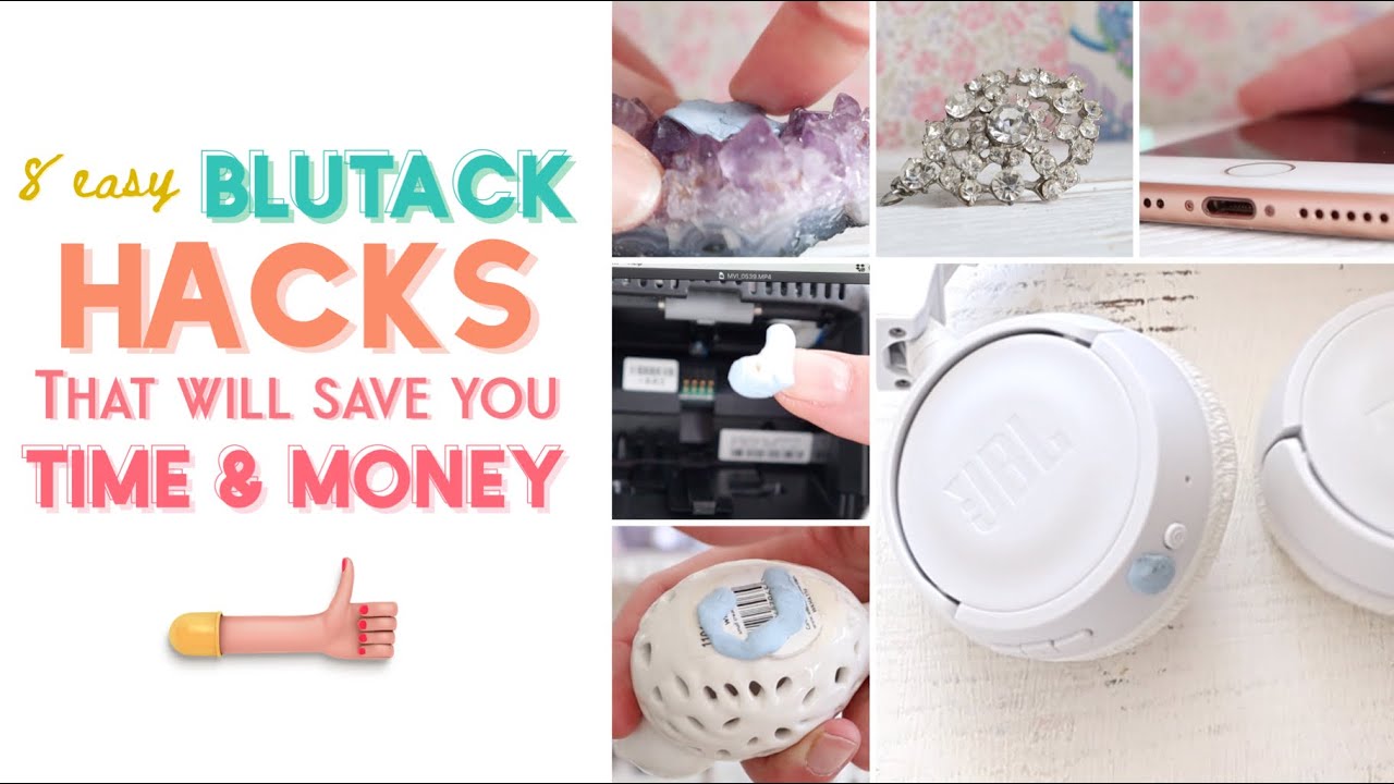 Several usages of Blu Tack, How to use Blu Tack, Blu tack uses