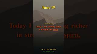 Today I Am - Trusting | Daily Affirmation June 19