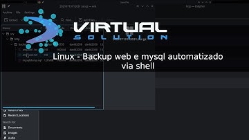 Linux - Backup diretorio web e mysql automatizado e compactado via shell script
