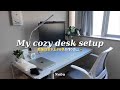 Eng)vlog, 勉強効率爆上がりするデスク作ってみた✍🏻｜無理なくできる片付け方法🪄✨my cozy desk setup