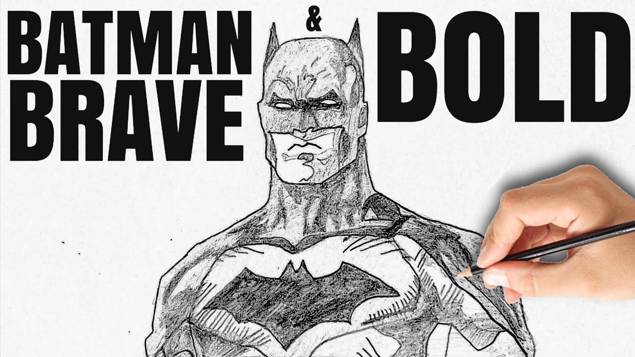Batman Create Create Your Own Batman Drawing – Brave and Bold Style! | Outline Method ...