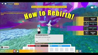 Vesteria how to Rebirth/Reset/Restart your character