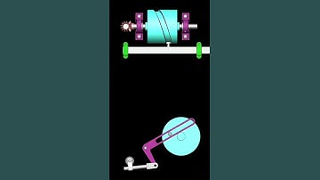 Rotary to linear mechanism. #solidworks #3d #design #autocad #engineering #mechanicalengineering