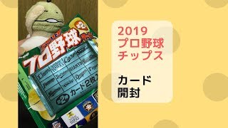 【縦画面】2019プロ野球チップス・カード開封2019年9月19日