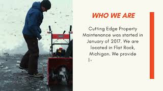Cutting Edge: Landscaping & Snow Removal Expert You Need