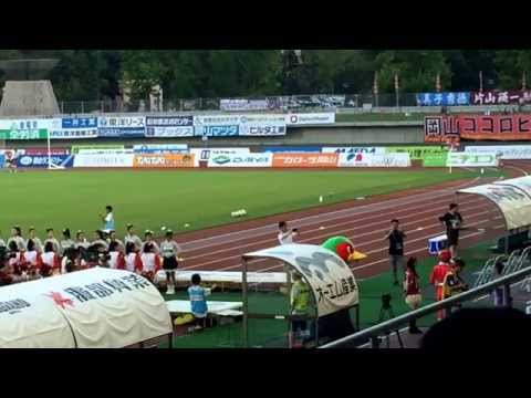 夏夜祭第1章 ファジアーノ岡山vs栃木SC選手入場