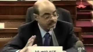 Meles Zenawi addresses parliament Two