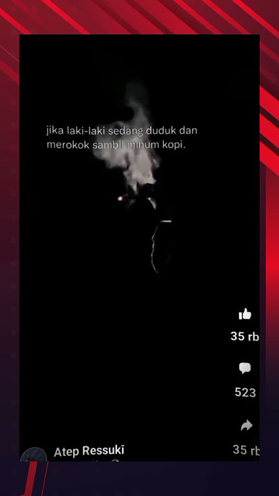 dia bukan sedang menikmati rokok dan kopi#shorts
