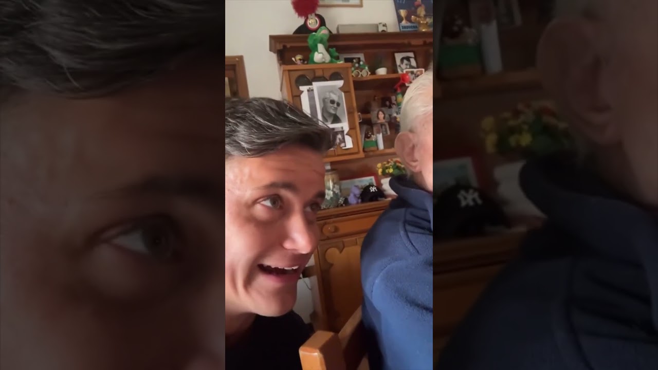 Nonno Faustino sta mattina sembra un PELUCHE e poi pranza con le VONGOLE🤤❤️🐊