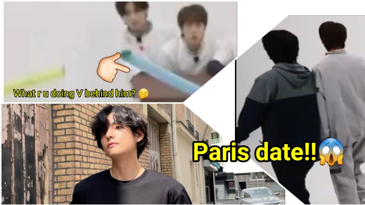 What are you doing V behind Jin?(taejin/jintae 태진/진태)🤨