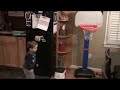 Lincoln Elliott - 2yrs old - First Basketball Game