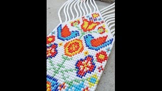 native american beaded necklaces, mexican necklace, loom necklace