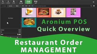 Restaurant Order Management System | Aronium Restaurant POS Quick Highlight in English