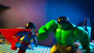 LEGO Superman VS Hulk | Epic Stop Motion Fight