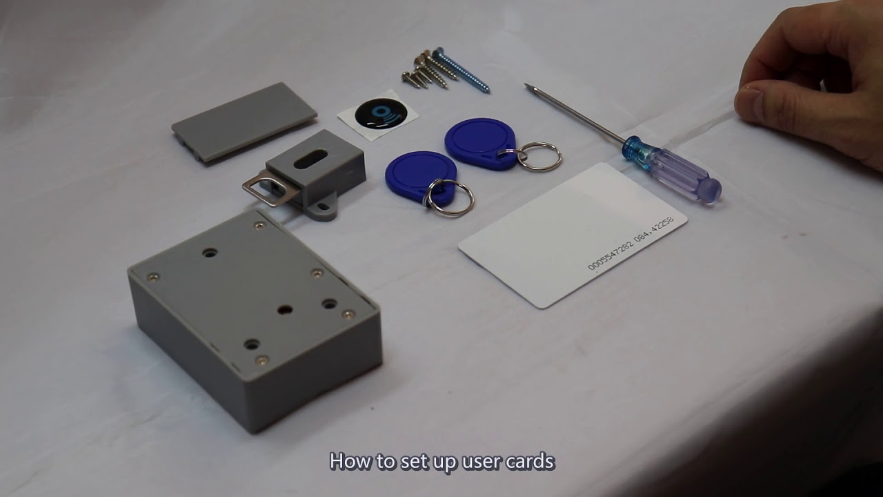 How to Set Up Admin & User Cards for ETEKJOY RFID Electronic Lock for