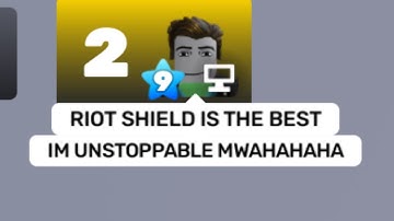 When your opponent is using riot shield in Rivals...