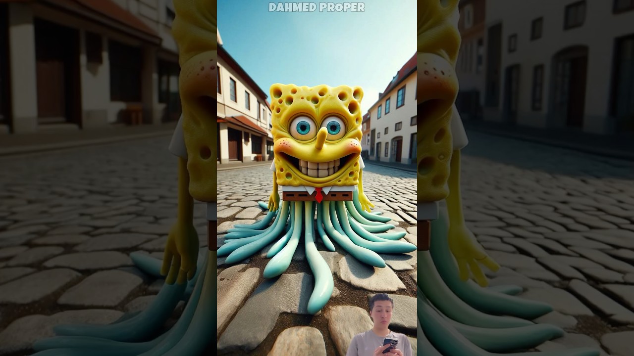 Sponge Bob son become a monster 