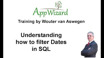 AppWizard - Understanding how to filter Dates in SQL