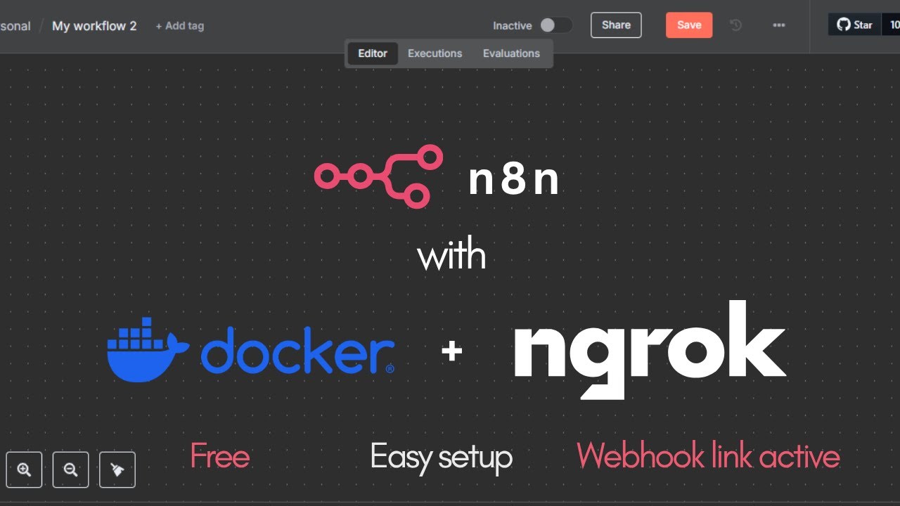 Beginner's Guide: How to Set Up n8n with Docker & Free ngrok For easy ...