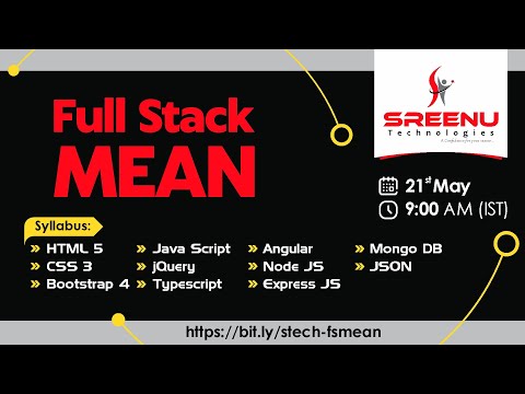 Full Stack MEAN | By Mr. Ranjan