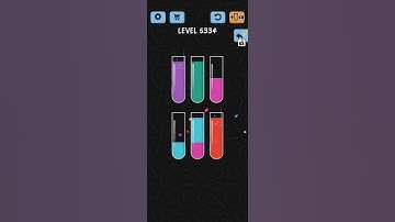 Water Color Sort Level 5334 Gameplay Solution WalkThrough