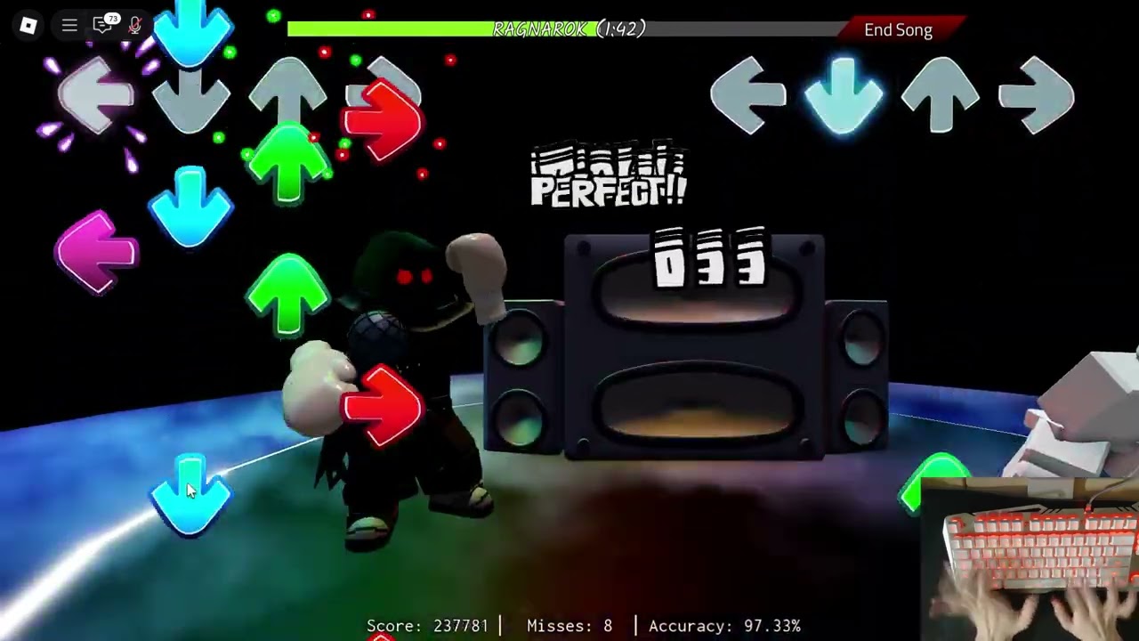 FNF: IDRemixed - RAGNAROK (Left Side) [Roblox : Basically-FNF-Remix]