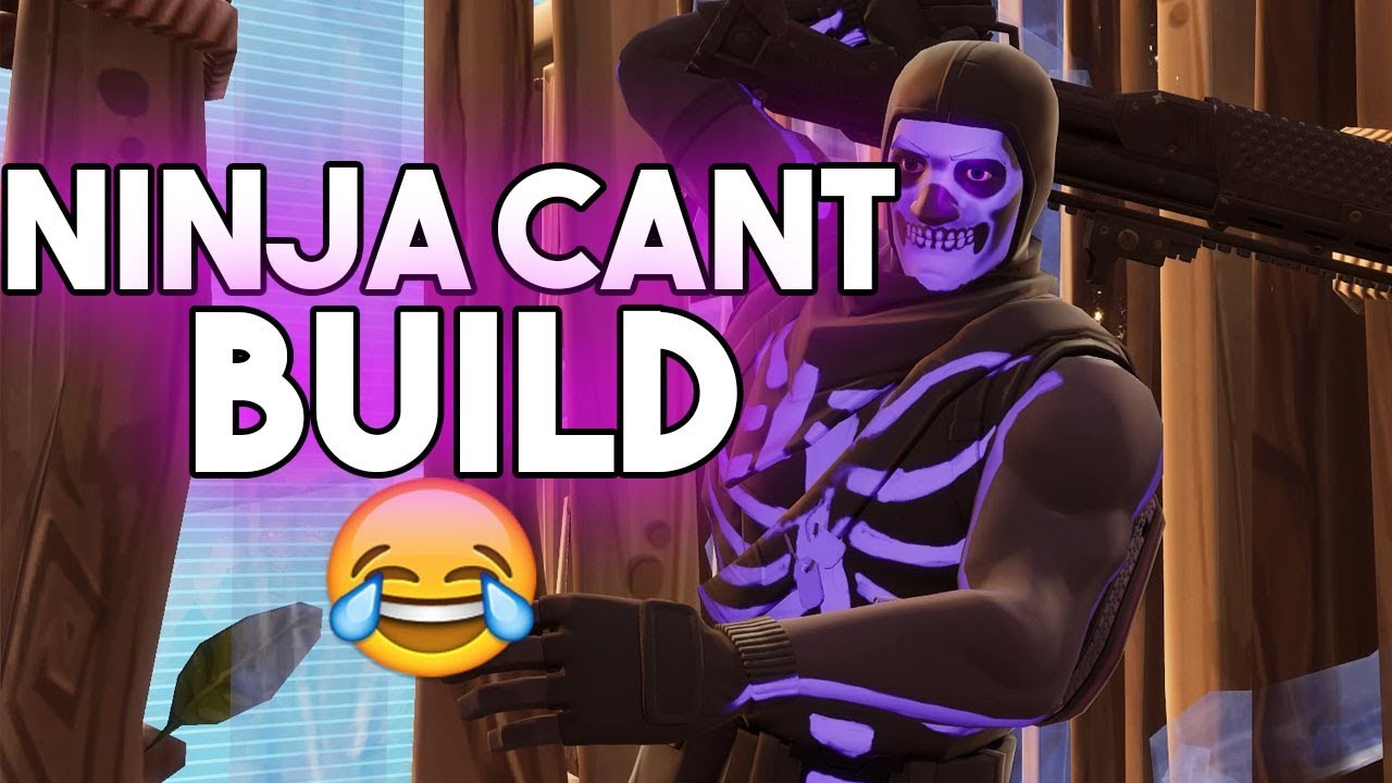 Ninja Cant Build But Console Players Can (Fortnite Battle Royale)