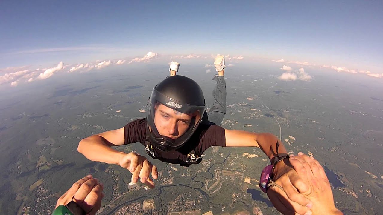 first A license skydive!!! YouTube