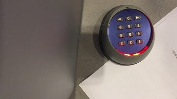 GATEXPERT wireless keypad change password