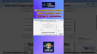 Literature Review Writing AI Tool Identify Main Findings & Limitations AI Tool for Research