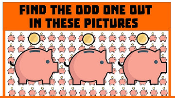 Can You Find the Odd One Out in These Pictures. Solve this in 20s if you are a GENIUS