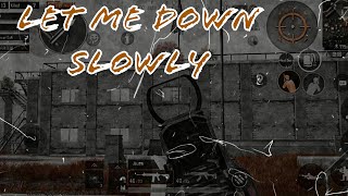 Let me down slowly || pubg mobile Montage🔥 | 4 finger + full gyro - Damon