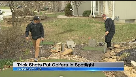 Cousins hone golf skills for popular videos of tri...