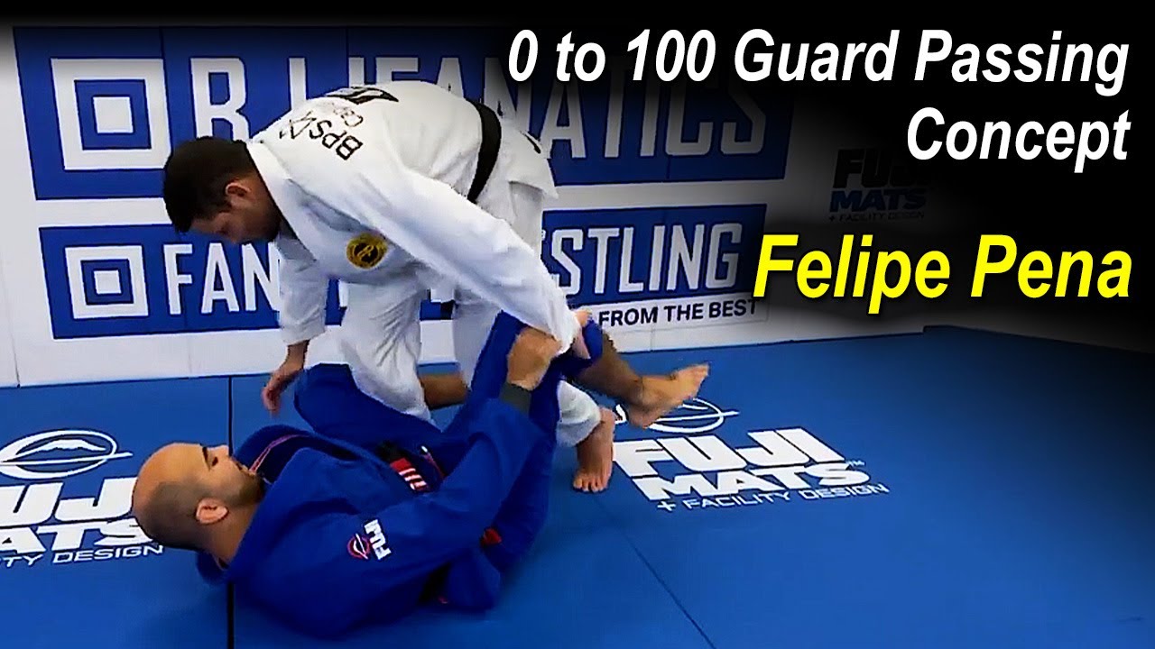 From 0 to 100 Jiu Jitsu Guard Passing Concept by Felipe Pena - YouTube