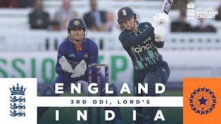 Dramatic Finish | Highlights - England v India | 3rd Women's Royal London ODI 2022